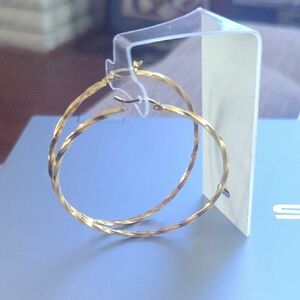Elegant Gold Hoop Earrings